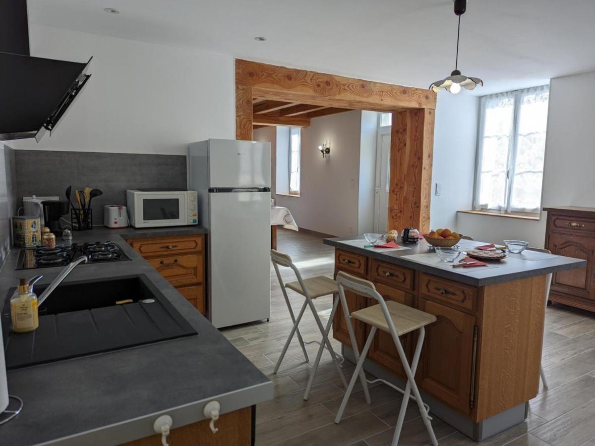 Maison Lumineuse Avec Cour Privative, Proche Sites Culturels, Tout Confort, Equipe Bebe, Wifi Inclus - Fr-1-653-98 Puyreaux Ngoại thất bức ảnh